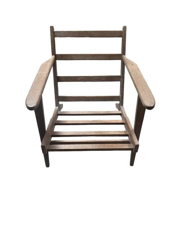 Pair of Four Hands Irondale Brooks Leather Lounge Chairs. U.S.A. 21st Century.