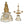 Load image into Gallery viewer, Early 20th Century French Bronze &amp; Onyx Clock Garniture, Allegory of the Arts.
