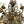 Load image into Gallery viewer, French Early 20th Century Brass and Bronze Chandelier w Mixed Cut Crystal Colors
