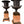 Load image into Gallery viewer, Pair of 19th Century French Bronze Urns on Marble Pedestals.
