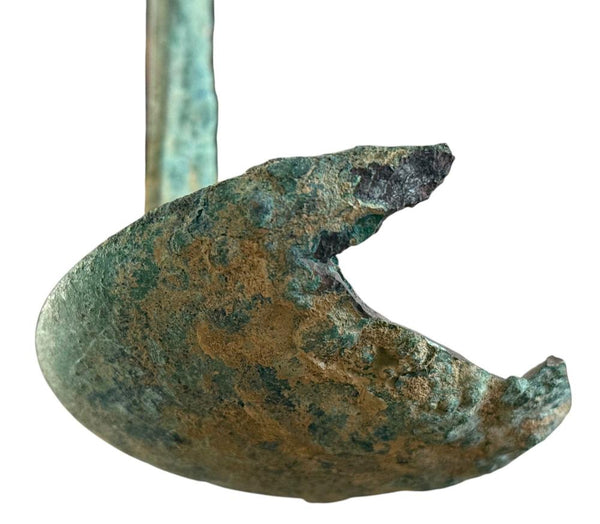 Etruscan Bronze Simpulum Ceremonial Ladle w/ Handle Italy, circa 6th Century BCE