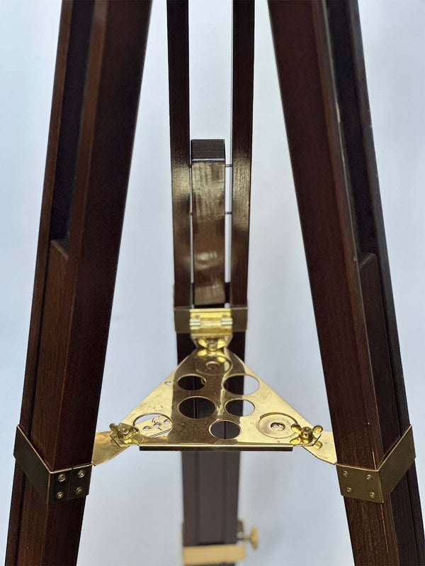 Vintage Barska Anchormaster Brass & Mahogany Telescope