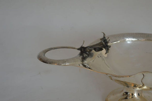 Set of Two Damar 925 Silver Flower-Form Bowls. Turkey, 20th Century.