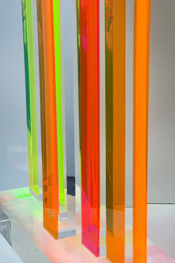 Minimalist Acrylic Sculpture in the Style of Vasa Mihich