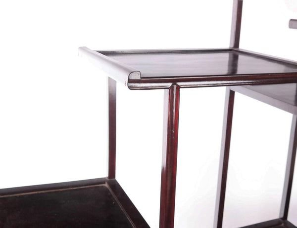 Pair of Art Deco Period Chinese Rosewood Étagères, 1920's.