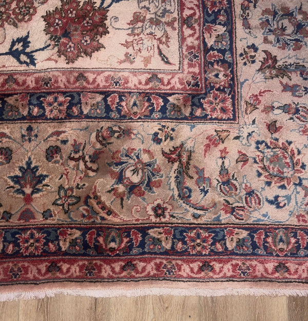 Vintage Yezd Carpet South Persia Mid-20th Century // 14' ft