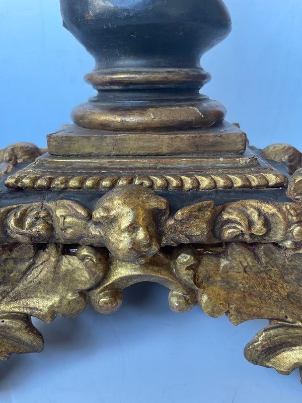 18th Century Traditional Spanish Architectural Solomonic Pedestal