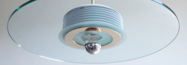 Set of Five Mid-Century Semi-Flush Mounts by Fratelli Martini . Italy, 1970's.