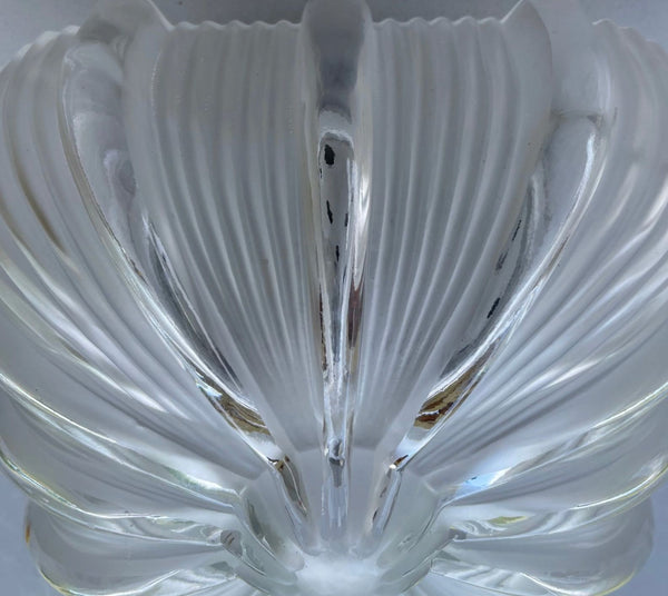 Set of Ten Textured Murano Glass Flush Mounts / Sconces. Italy, 1960's.
