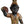 Load image into Gallery viewer, Pair of Mid-19th Century Italian Polychrome &amp; Gilt Figural Pedestal Tables
