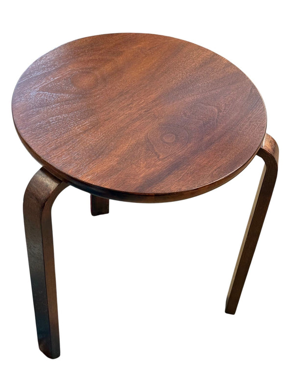 Pair of Alvar Aalto Model 60 Stools by Finsven, Sweden, Mid-20th Century.
