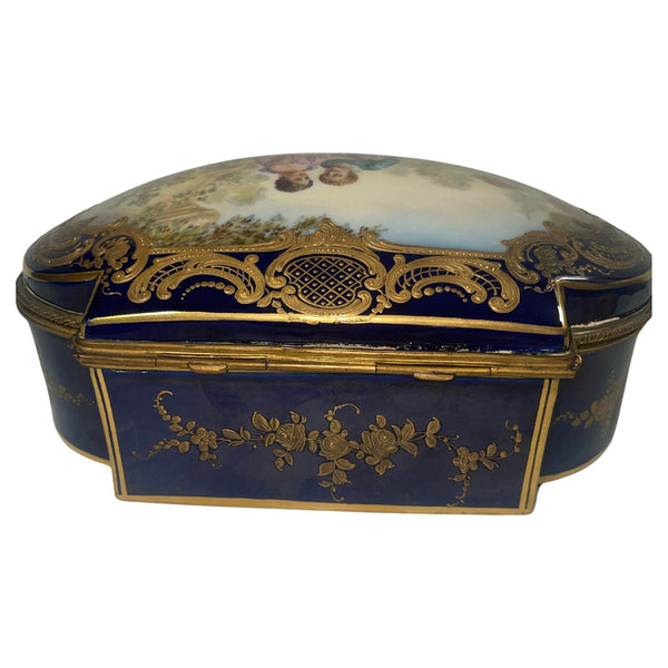 19th Century French Sèvres Porcelain Box