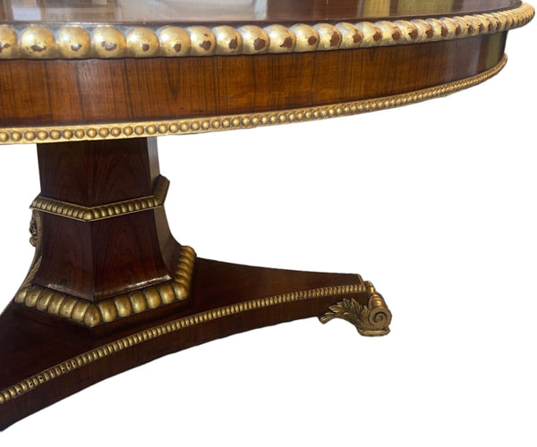 Late 19th Century English Pedestal Table