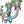 Load image into Gallery viewer, Italian Murano Glass Multi-Color Floral Chandelier
