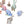 Load image into Gallery viewer, Set of Ten Herend Fishnet Porcelain Animal Figurines. Hungary, 20th Century.
