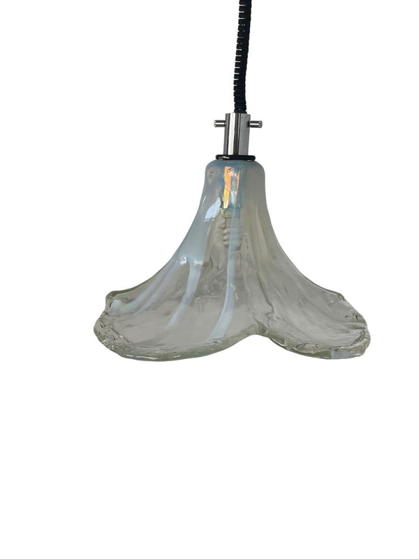 Murano Glass Petal Pendant Designed by Carlo Nason for Mazzega, Italy, 1970's.