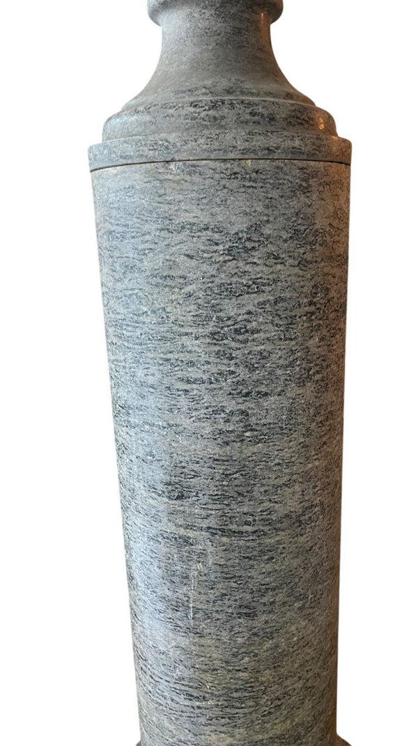 Pair of Monumental 19th-Century Italian Granite Pedestal Planters