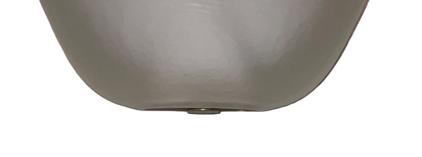 Set of Three VeArt Sculptural Glass Sconces with Brass Caps, Italy c. 1970's.