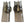 Load image into Gallery viewer, Pair of Cristal Arte Smoky Glass Italian Sconces, 1960's.
