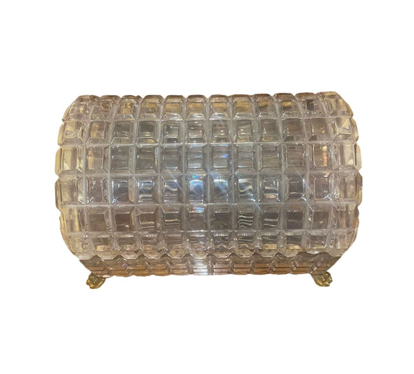 Exceptional Set of Three Baccarat Crystal Jewelry Boxes. Late 19th Century.