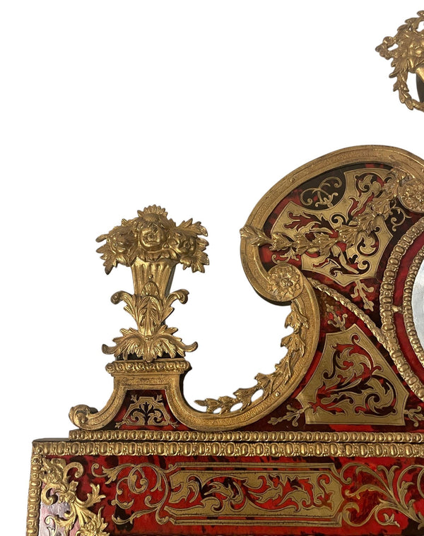19th Century Swedish Verre Églomisé Mirror in the Taste of Burchardt Precht