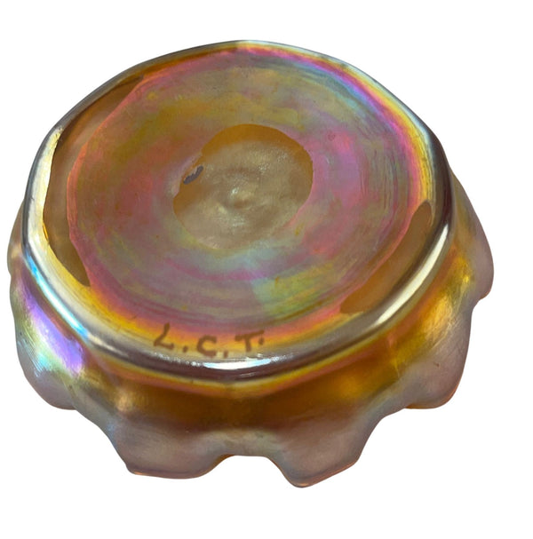 Louis Comfort Tiffany Favrile Glass Salt Dishes – Set of Eight - Early 20th C.