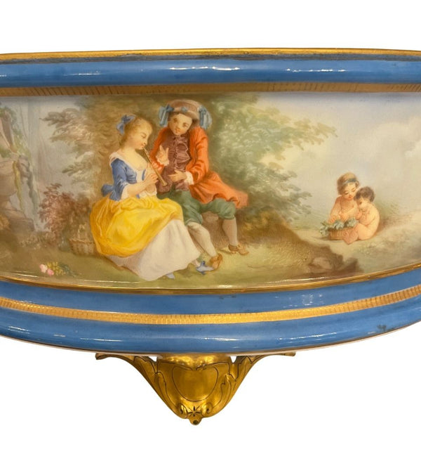 Set of Three Late 19th Century Sèvres Style Porcelain Vases