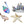 Load image into Gallery viewer, Set of Ten Herend Porcelain Aquatic Animal Figurines. Hungary, 20th Century.
