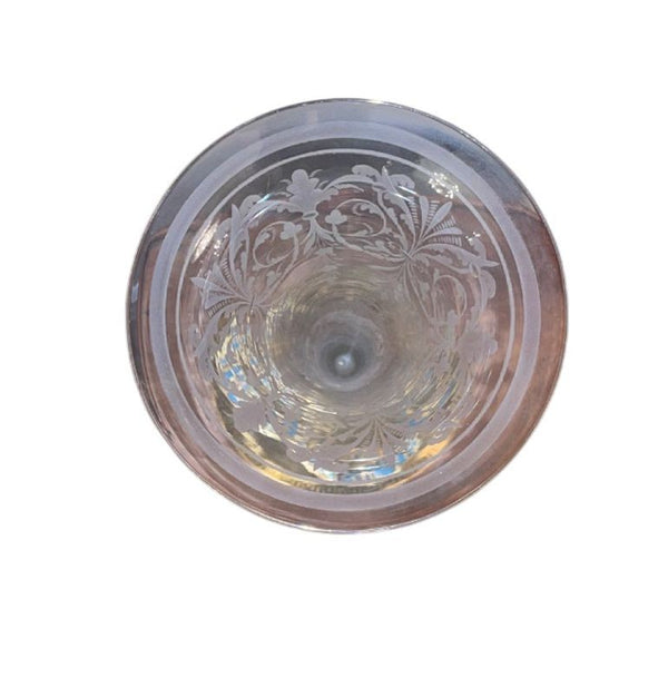 Late 19th Century French Champlevé Enamel and Gilt Bronze Mounted Glass Vase