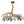 Load image into Gallery viewer, Pegaso Gallery Design “Tree of Life” Chandelier with Semi-Precious Stone Fruits
