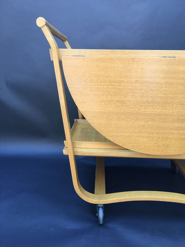 Edward Wormley for Dunbar Model 4487 Mahogany Bar Cart. USA 1950's.