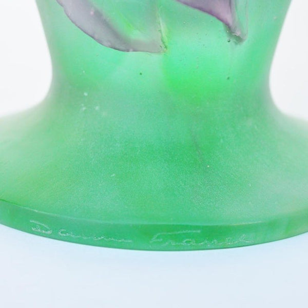 Rose Passion Vase by Daum. France, 1990's.