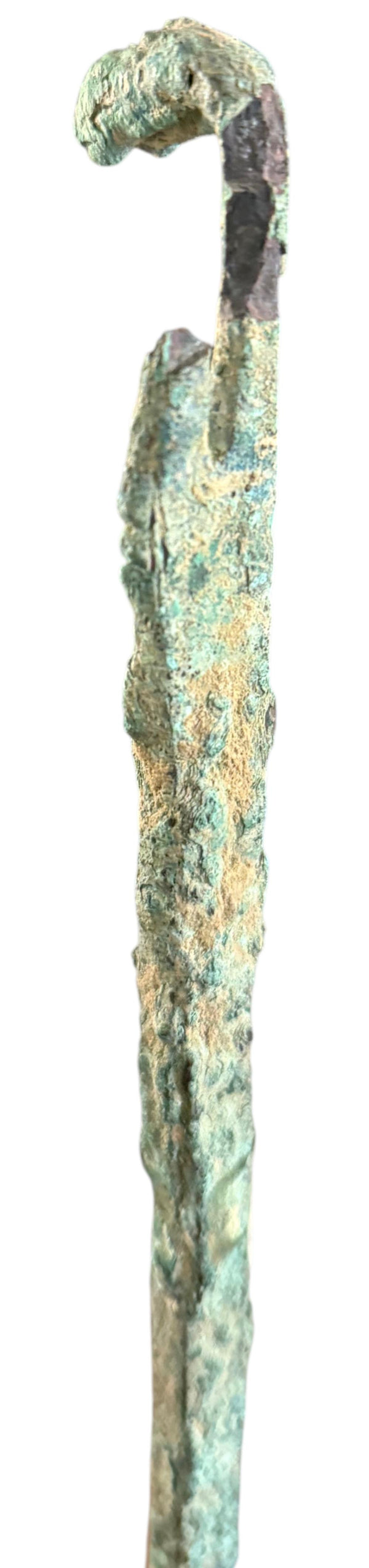 Etruscan Bronze Simpulum Ceremonial Ladle w/ Handle Italy, circa 6th Century BCE