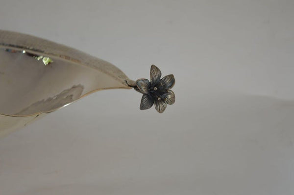 Set of Two Damar 925 Silver Flower-Form Bowls. Turkey, 20th Century.