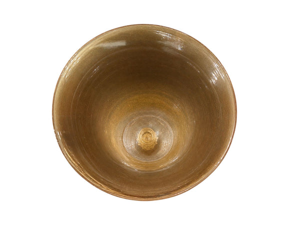 Large Italian Murano Gold Fleck Glass Vase, 20th Century