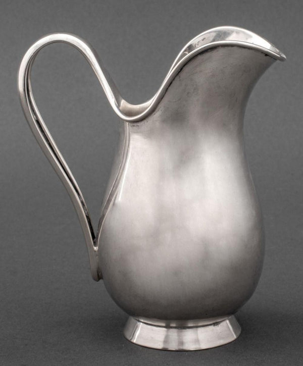 German Art Deco Silver Tea & Coffee Set by Handarbeit