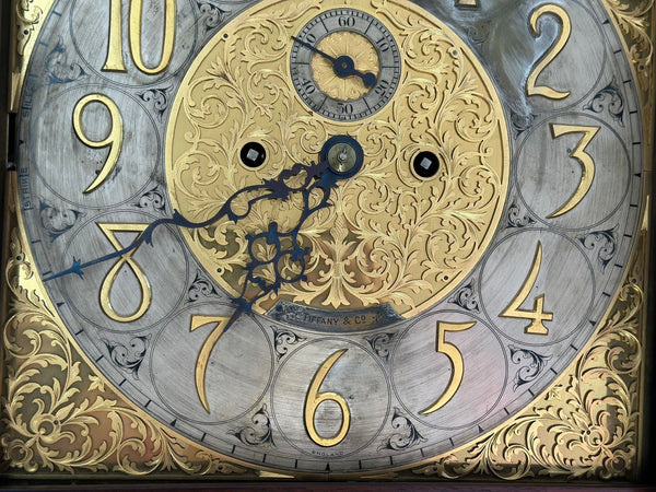 J.J. Elliot Mahogany Grandfather Clock for Tiffany & Co. (c. 1915)
