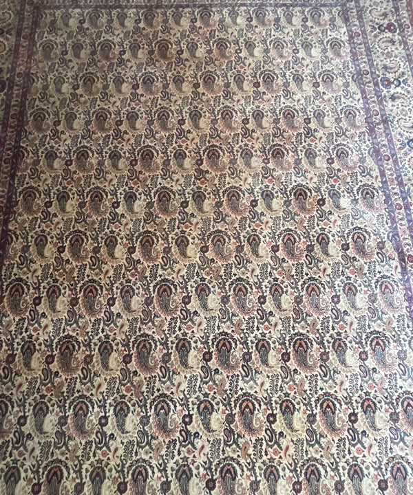 Persian Signed Rug with Allover Paisley Herati-Style Field (10'9" x 14'5")