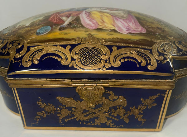 19th Century French Sèvres Porcelain Box