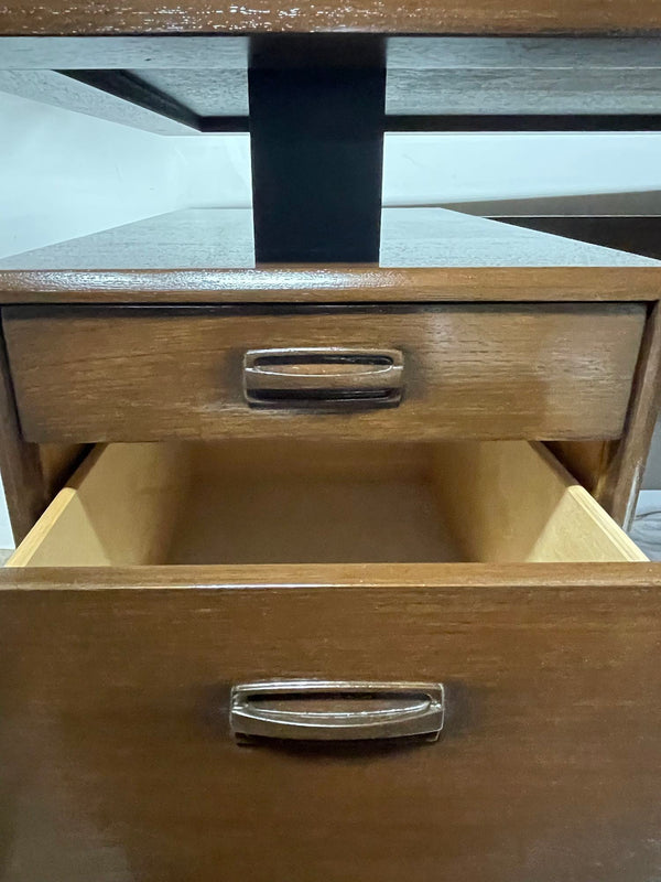 Mid-Century Modern Danish Teak Floating Desk by Colibri, 1960s