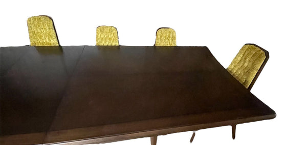 Maurice Bailey for Monteverdi Young—Long Dining Table w/ Twelve Chairs, USA1950s