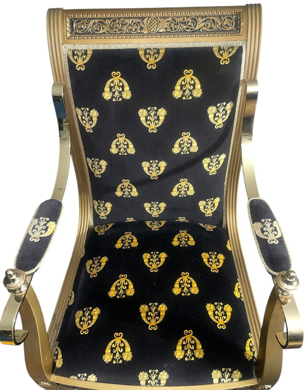 Pair of Versace for Cappelletti Cantu Armchairs. Italy, 1990's.