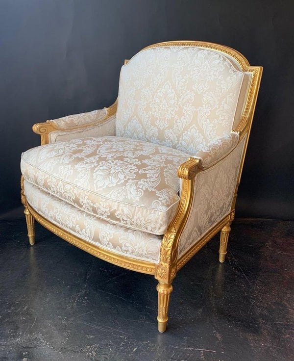 19th Century Pair of Marquis Louis XVI Chairs