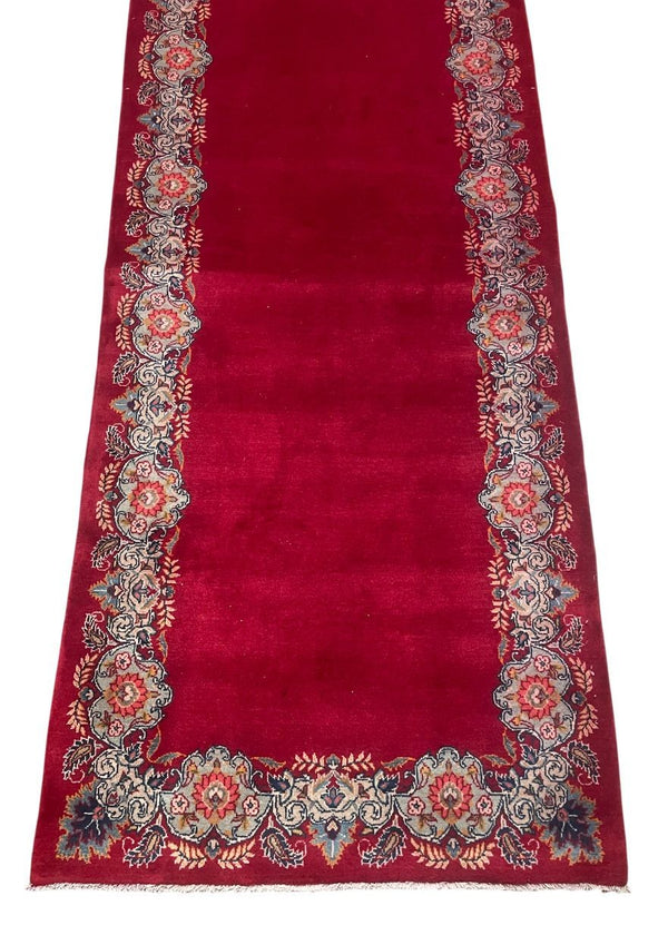 Persian Kirman (Kerman) Runner, South Persia (Modern-Day Iran), Circa 1930's.