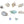 Load image into Gallery viewer, Set of Nine Herend Fishnet Porcelain Animal Figurines
