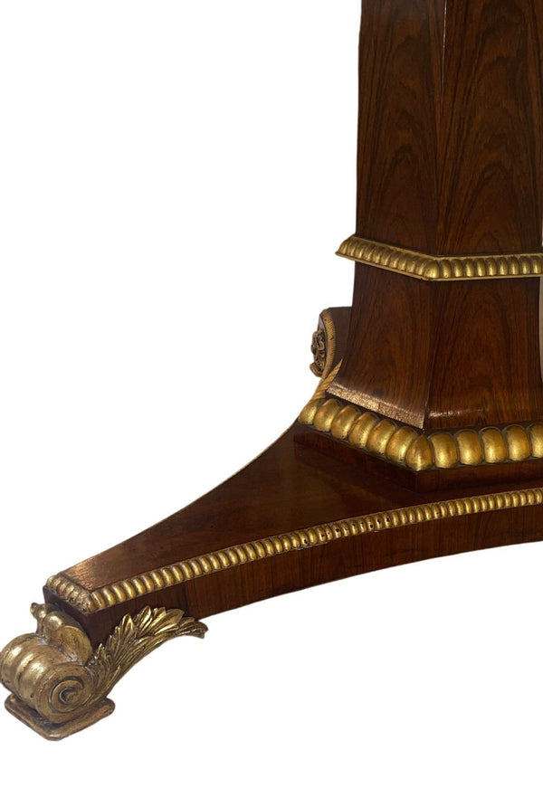 Late 19th Century English Pedestal Table
