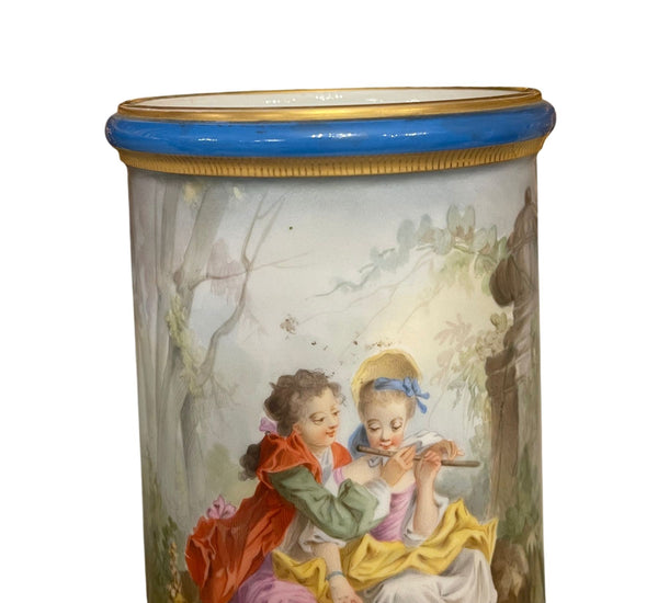 Late 19th Century Pair of French Sèvres Style Porcelain Vases.