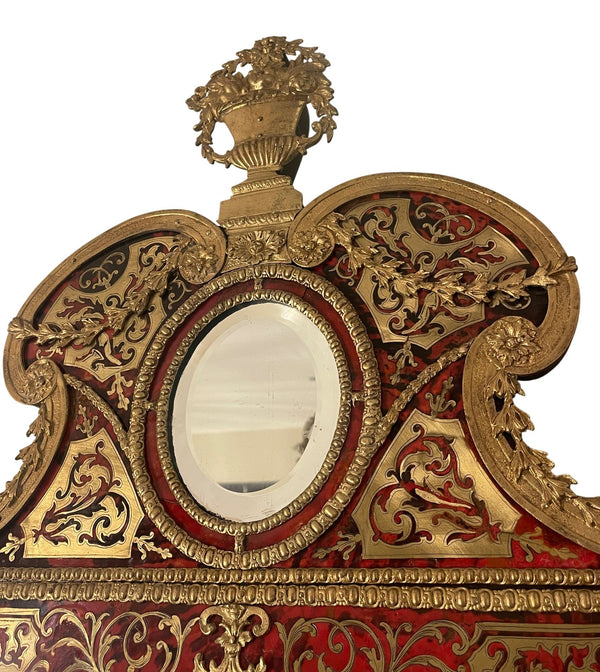 19th Century Swedish Verre Églomisé Mirror in the Taste of Burchardt Precht