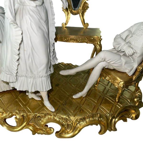 19th Century Sèvres Biscuit Porcelain & Gilt Bronze Figural Group