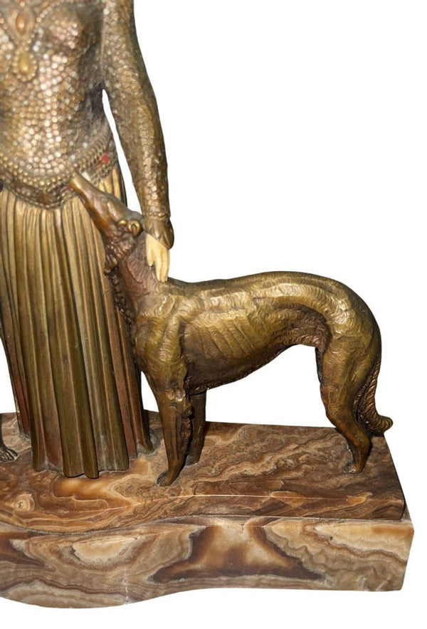 Art Deco Sculpture "Amies Toujours (Friends Forever)" by Demetre Chiparus